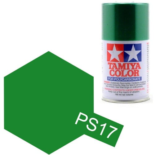 Tamiya Polycarbonate 86017 PS-17 Metal Metallic Green Spray Paint Aerosol 100ml