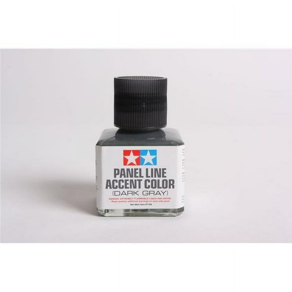 Tamiya USA TAM87199 Panel Line Accent Color Dark Gray