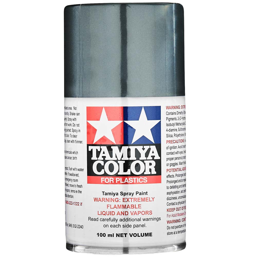 Tamiya TS100 SemiGloss Bright Gun Metal 100ml Spray Can TAM85100