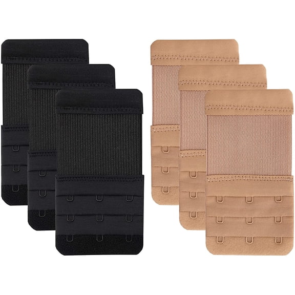 Tamlien Bra Extender 3 Hook,Stretchy Soft and Comfortable Bra Strap Extender