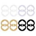 thumbnail image 1 of Tamlien Women Bra Strap Clips for Racerback, Anti-Slip Buckles Conceal Straps, Racerback Conceal Straps (Bra Straps Clips 8 packs, Black, White, Beige, Clear), 1 of 7