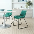 thumbnail image 1 of Tammy Dining Chair Green Dining Chair, Modern Style, Soft and smooth velvet fabric, Plywood, Indoor Dining, 1 of 12