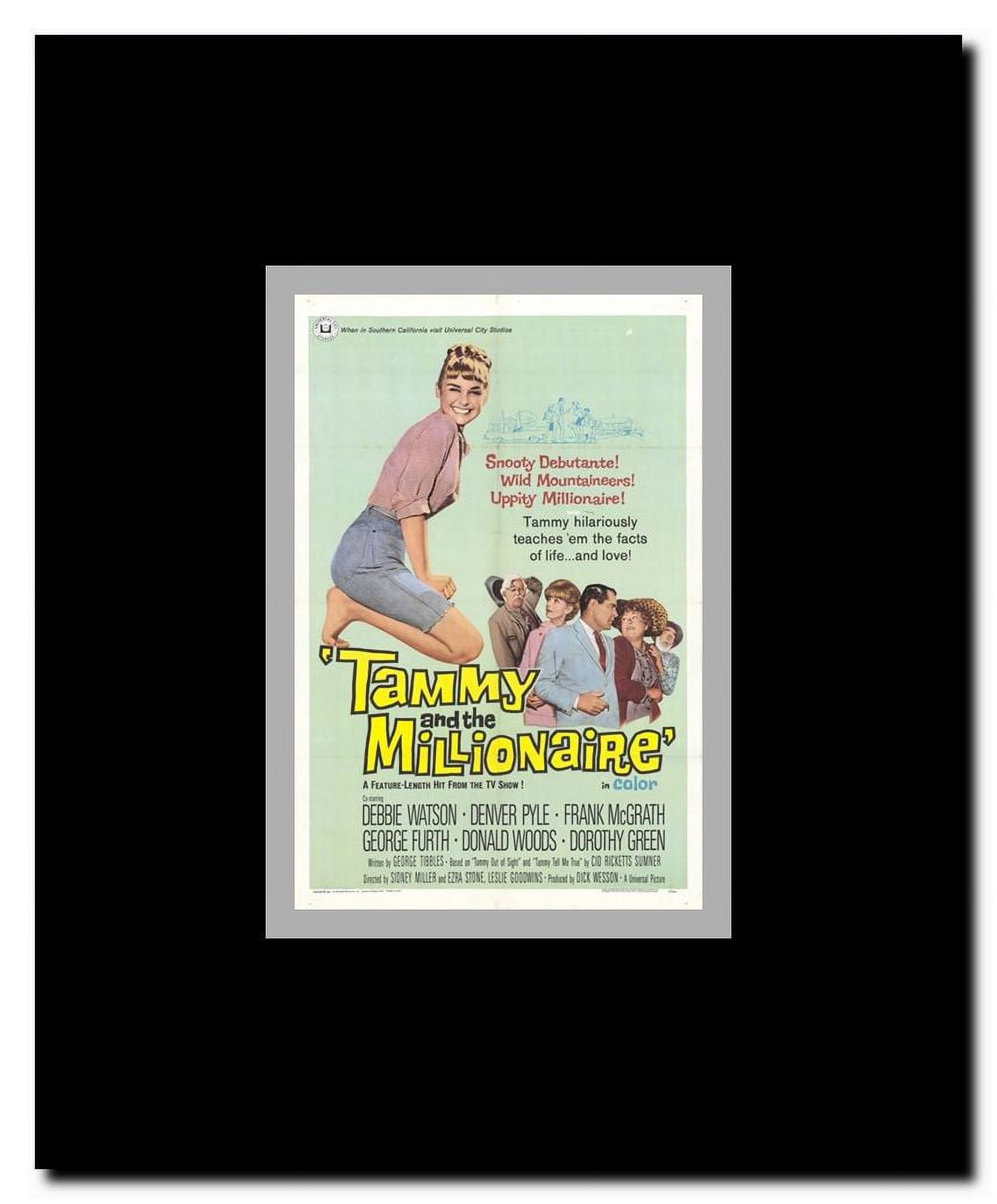 Tammy and the Millionaire Framed Movie Poster