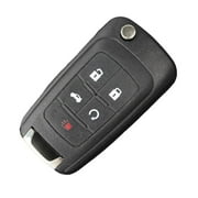 Tammyyerke 5 Buttons Replacement Key Fob Cover Case Fit For Chevy Cruze Malibu Camaro D2L8