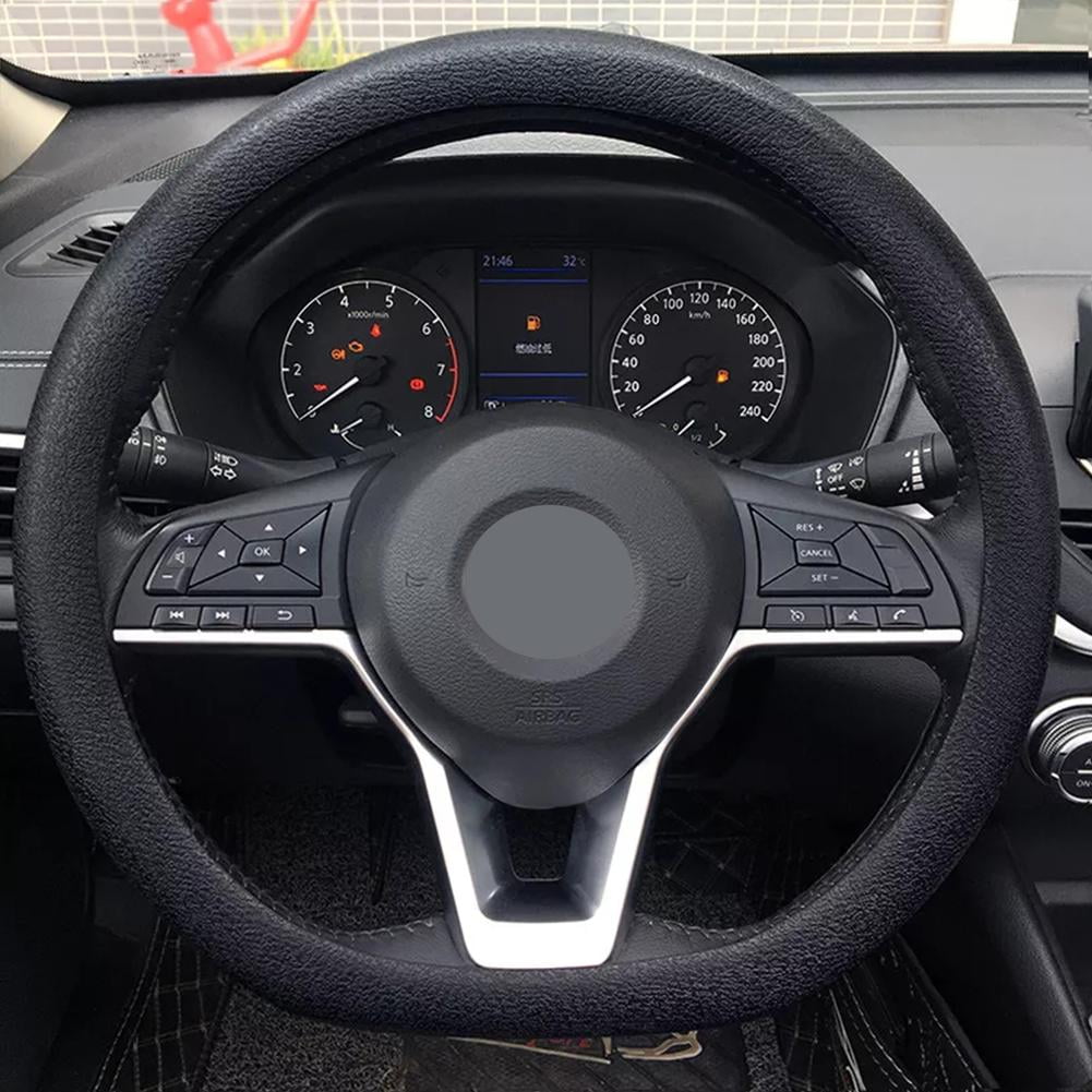 Tammyyerke Yellow Universal Car Silicone SteeRings Wheel Cover Snake