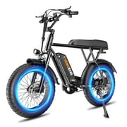 Tamobyke 750W Electric Bike for Adults,20"x4.0" Fat Tire Off-Road E bike,36V/13Ah Battery Snow Beach Mountain Bike for Outdoor Cycling e bike UL2849