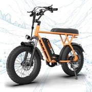 Tamobyke T63 Electric Bike for Teens&Adults,750W Motor 20MPH,36V/13Ah Battery,20"x4.0" Fat Tire E-Mountain Bike,UL2849