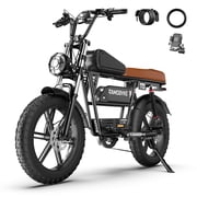 Tamobyke T73 Electric Bike for Adults, 750W 20MPH Electric Mountain Bike, 48V 15.6Ah, 20" Fat Tire, Class 2, UL 2849 Certified