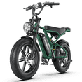 thumbnail image 1 of Tamobyke T60 Electric Bike for Adults, 750W 28MPH, 48V 18.2Ah Battery, 20" Fat Tire E-Mountain Bike, Full Suspension,Class 3,UL2849, 1 of 11