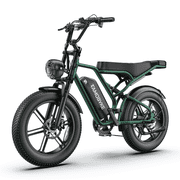 Tamobyke T60 Electric Bike for Adults, 750W 20MPH Electric Mountain Bike, 48V 18.2Ah, 20" Fat Tire, Full Suspension, App Control, Class 2, UL 2849 Certified