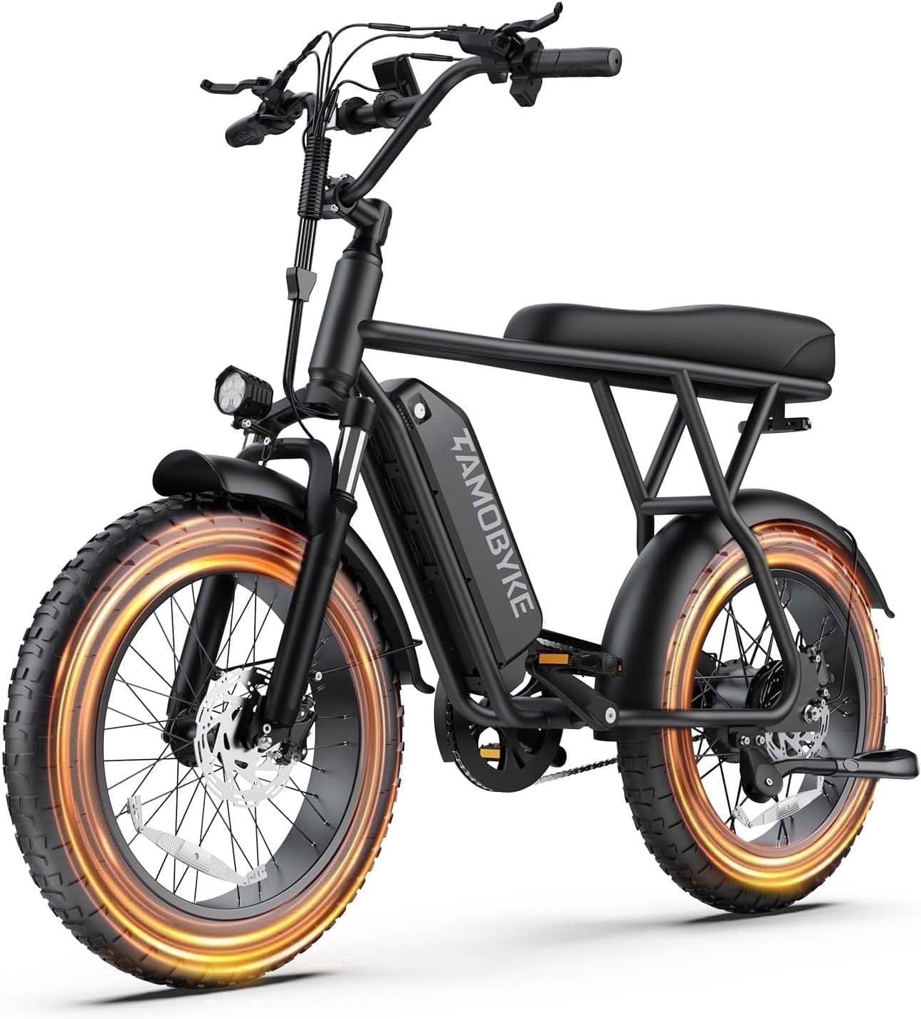 Tamobyke T63 Electric Bike for Teens&Adults,750W Motor up to 20MPH,36V/13Ah Battery,20"x4.0" Fat Tire E-Mountain Bike,App Control,UL2849