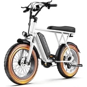 Tamobyke T63 Electric Bike for Teens&Adults,750W Motor up to 20MPH,36V/13Ah Battery,20"x4.0" Fat Tire E-Mountain Bike,App Control,UL2849