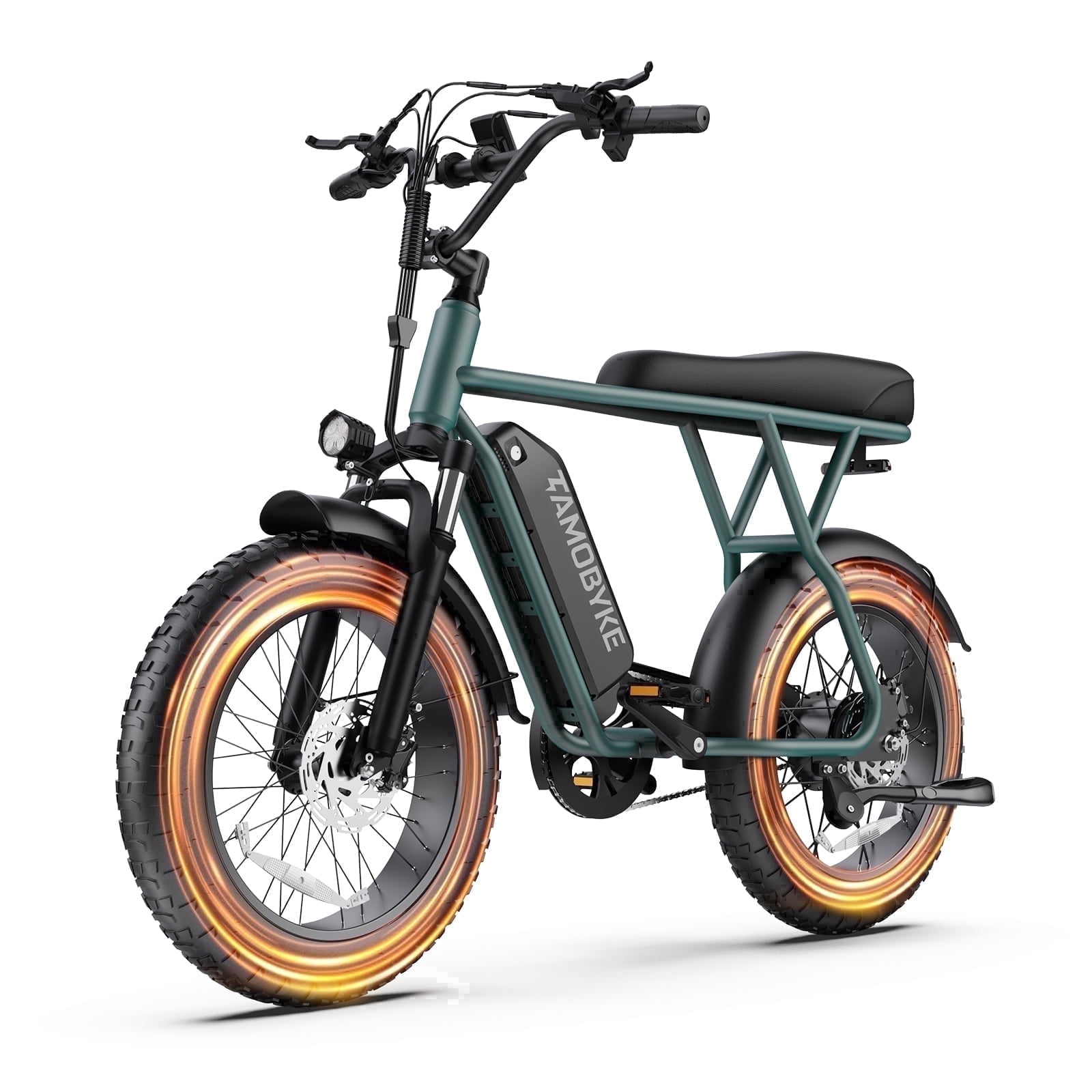 Tamobyke T63 Electric Bike for Teens&Adults,750W Motor up to 20MPH,36V/13Ah Battery,20"x4.0" Fat Tire E-Mountain Bike,App Control,UL2849