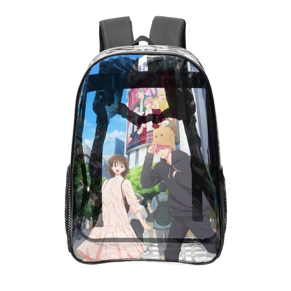 Tamon-kun Ima Docchi Transparent Backpack - Guard Dog Security, Durable and Lightweight, Waterproof Design, Comfortable Straps