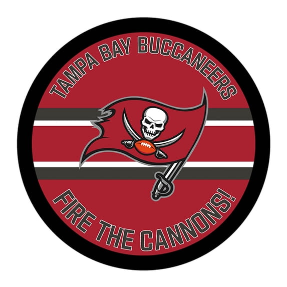Tampa Bay Buccaneers 15" Round LED Lit Wall Sign