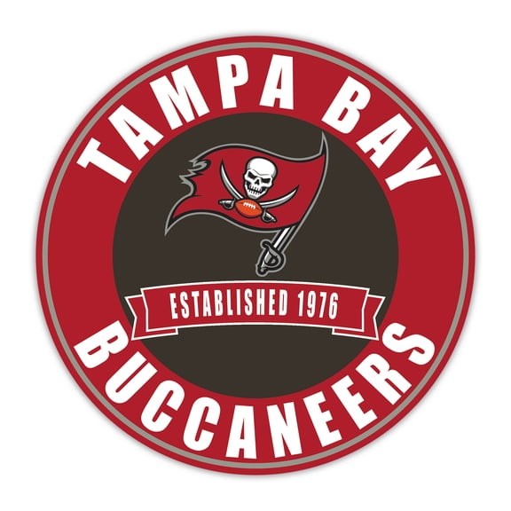 Tampa Bay Buccaneers 24" Circle with Banner