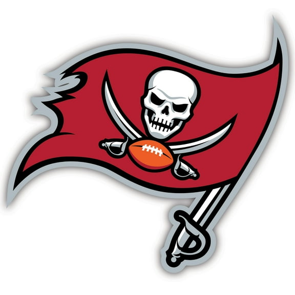 Tampa Bay Buccaneers 24" Logo Cutout Sign