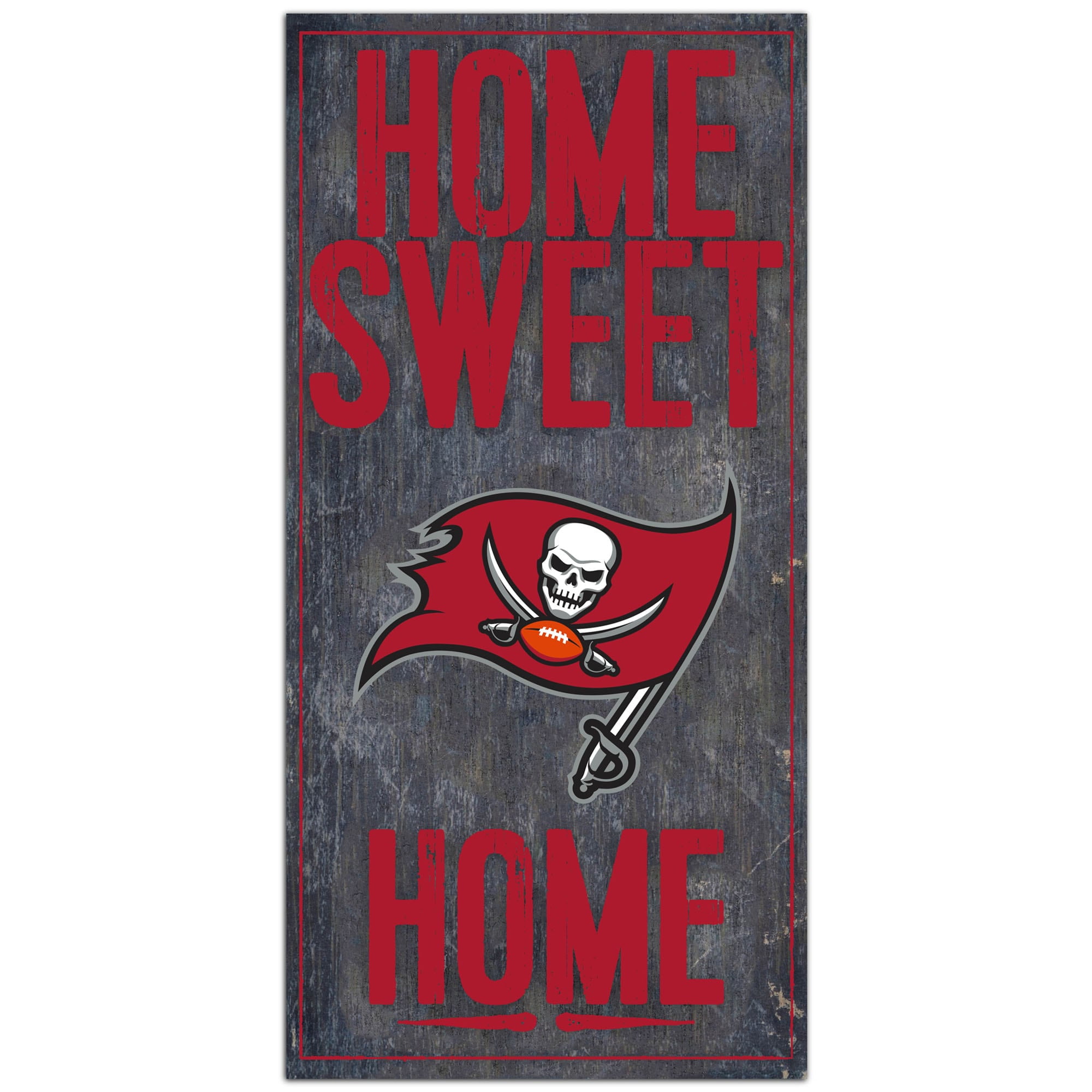 Tampa Bay Buccaneers 6'' x 12'' Home Sweet Home Sign
