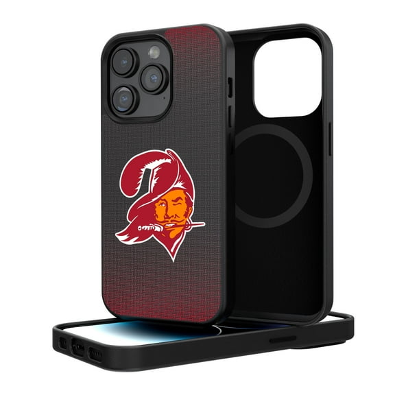 Tampa Bay Buccaneers Linen Logo iPhone Magnetic Bump Case