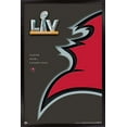 thumbnail image 1 of Tampa Bay Buccaneers Super Bowl LIV Champions 34.25'' x 35'' Framed Poster, 1 of 3