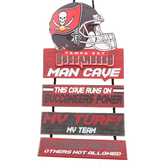 Tampa Bay Buccaneers Team Man Cave Sign