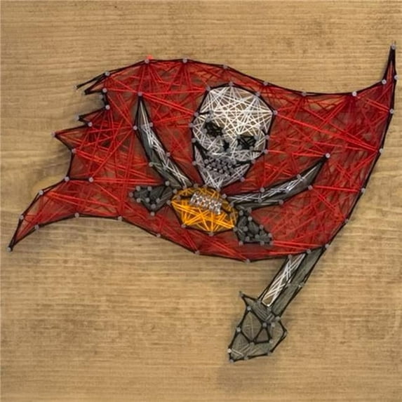 Sporticulture Team Pride NFL Tampa Bay Buccaneers String Art Kit