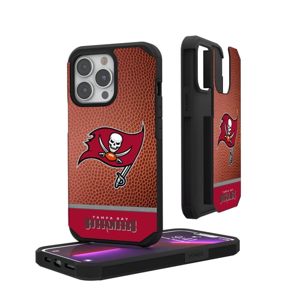 Tampa Bay Buccaneers iPhone Rugged Wordmark Design Case