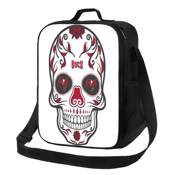 Tampa_Bay Custom lunch box, multifunctional cooler insulated lunch bag, football team themed food storage bag can be carried by hand or crossbody, suitable for sch_ool, office, picnic, travel
