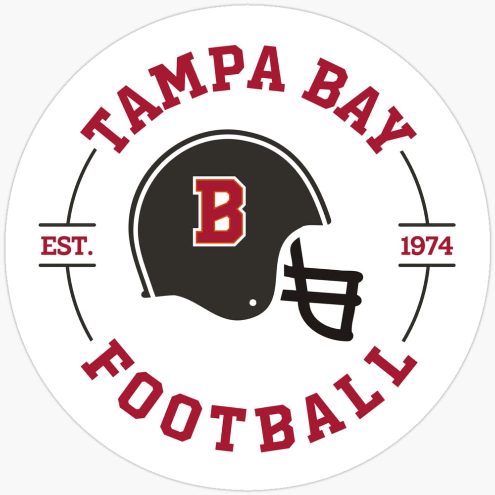 Tampa Bay Football Badge Sticker Baseball Sticker, Football Sticker ...