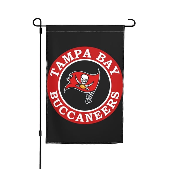 Tampa Bay Football Team Garden flag 12x18in, Outdoor Decor Flag - Fade-Resistant for Patio, Lawn & Garden Gf-184