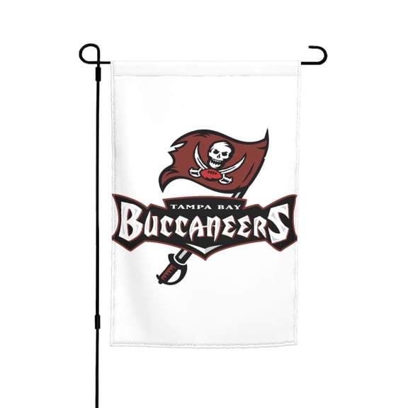 Tampa Bay Football Team Garden flag 12x18in, Outdoor Decor Flag - Fade-Resistant for Patio, Lawn & Garden Gf-191