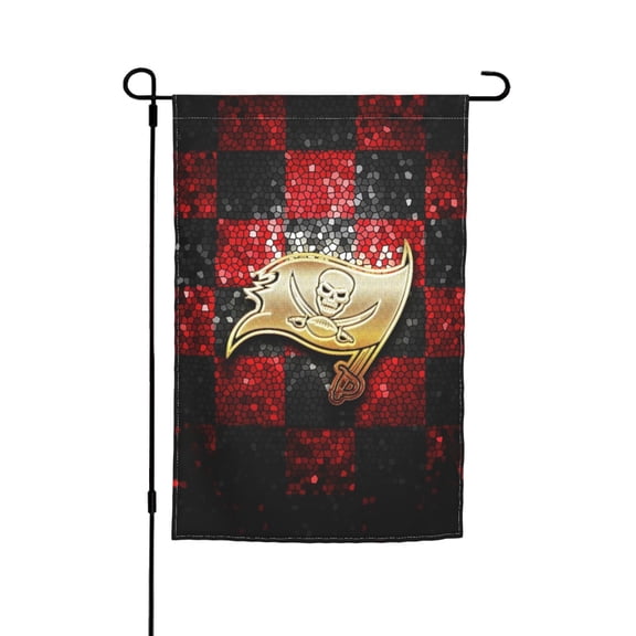 Tampa Bay Football Team Garden flag 12x18in, Outdoor Decor Flag - Fade-Resistant for Patio, Lawn & Garden Gf-194