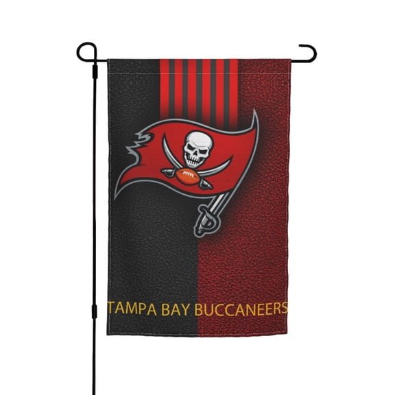 Tampa Bay Football Team Garden flag 12x18in, Outdoor Decor Flag - Fade-Resistant for Patio, Lawn & Garden Gf-195