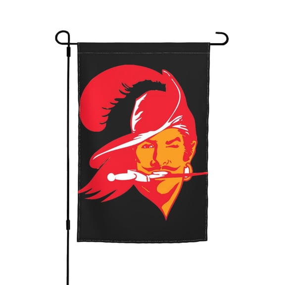 Tampa Bay Football Team Garden flag 12x18in, Outdoor Decor Flag - Fade-Resistant for Patio, Lawn & Garden Gf-200