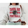 thumbnail image 1 of Tampa Bay Football Vintage Crewneck Sweatshirt, Buccaneer Sweat, For Fan, 1 of 5