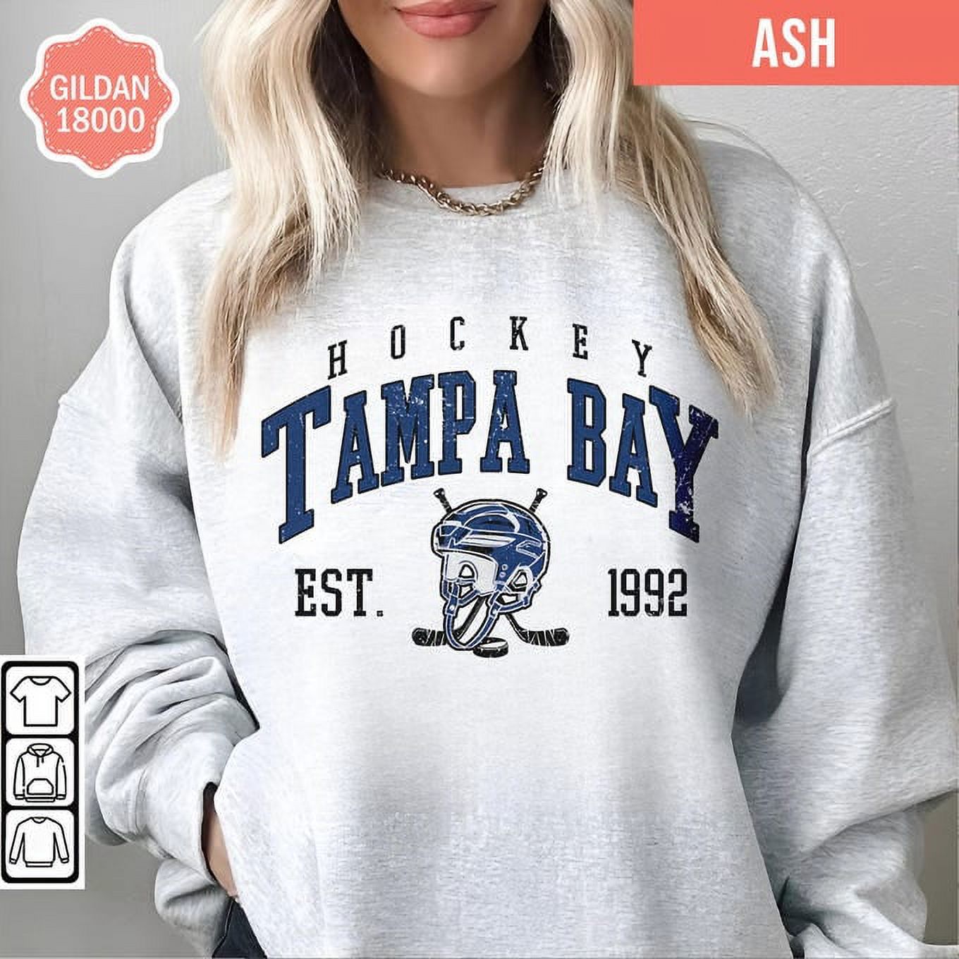 Tampa Bay Lightnin Hockey Style Sweatshirt, Tampa Bay Lightnin Tshirt