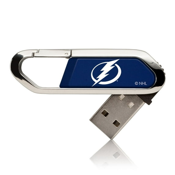 Keyscaper Tampa Bay Lightning 64GB Carabiner Clip USB Flash Drive