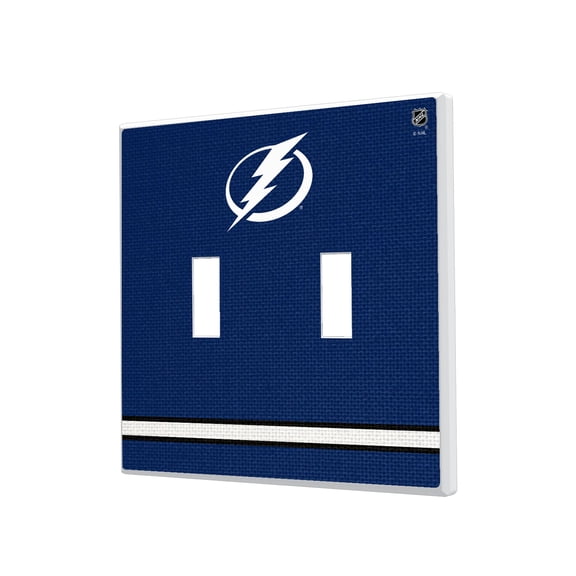 Tampa Bay Lightning Double Toggle Lightswitch Plate