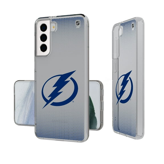 Tampa Bay Lightning Linen Logo Galaxy Clear Case