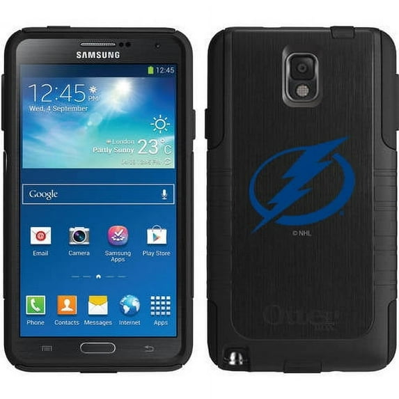 Tampa Bay Lightning Primary Logo Design on OtterBox Commuter Series Case for Samsung Galaxy Note 3