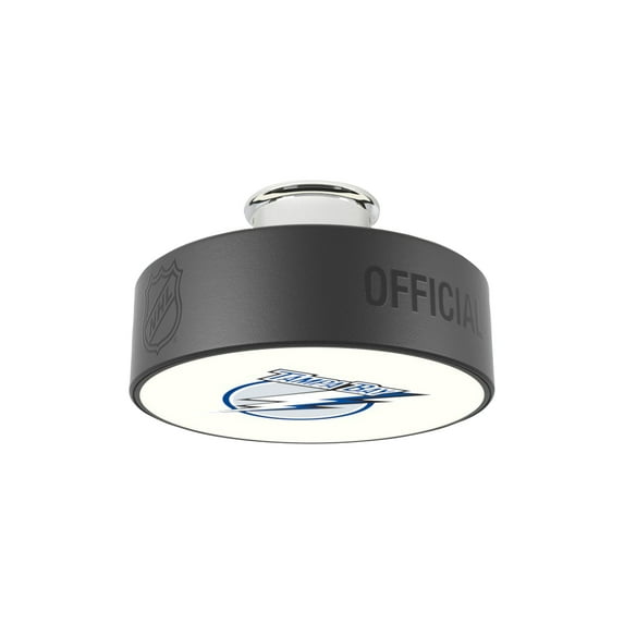 Tampa Bay Lightning Retro Logo Hockey Puck Light