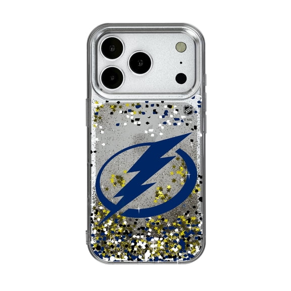 Tampa Bay Lightning iPhone Confetti Glitter Case