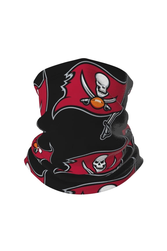 Tampa_Bay Multifunctional Scarf For Adults, Football Team Themed Headscarf, Face Mask, Essential For Youth Outdoor Activities, Face And Neck Protection, Unisex, Suitable For All Seasons