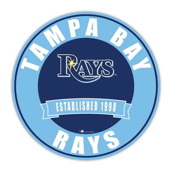 Tampa Bay Rays 24" Circle with Banner