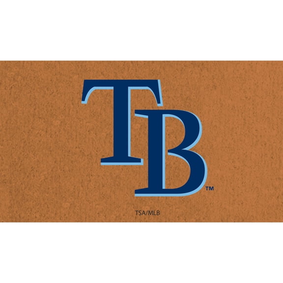 Tampa Bay Rays 28" x 16" Primary Logo Coir Mat