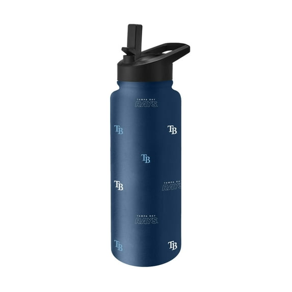 Logo Brands Tampa Bay Rays 34oz. Steep and Repeat Quencher Bottle