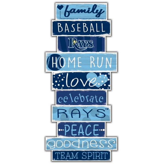 Tampa Bay Rays 5'' x 24'' Celebrations Stack Sign