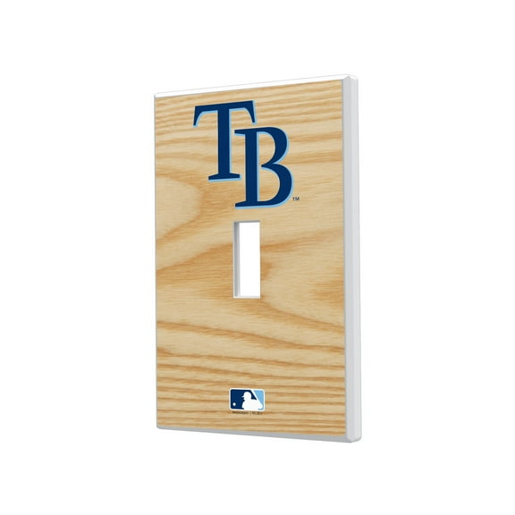 Tampa Bay Rays Baseball Bat Design Single Toggle Light Switch Plate