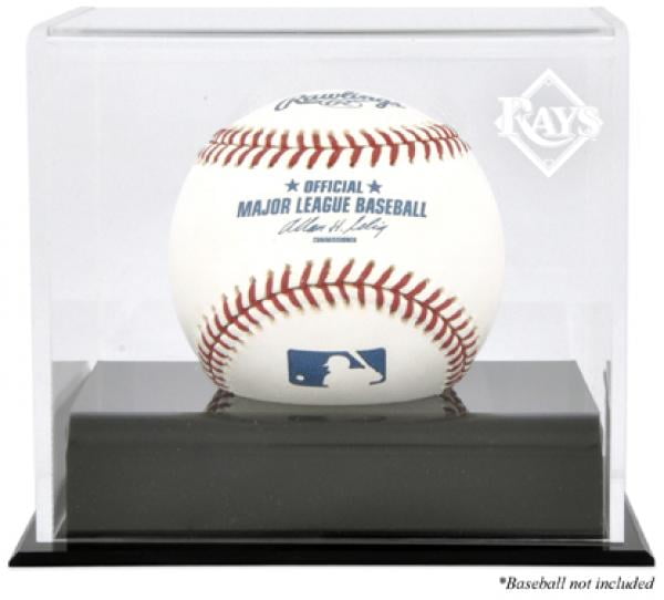 Tampa Bay Rays Baseball Cube Logo Display Case