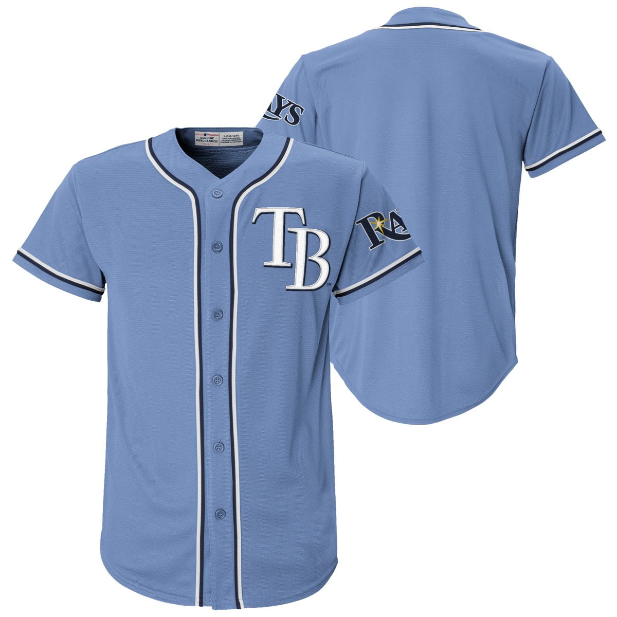 MLB Tampa Bay Rays Youth Primary Color Synthetic Jersey